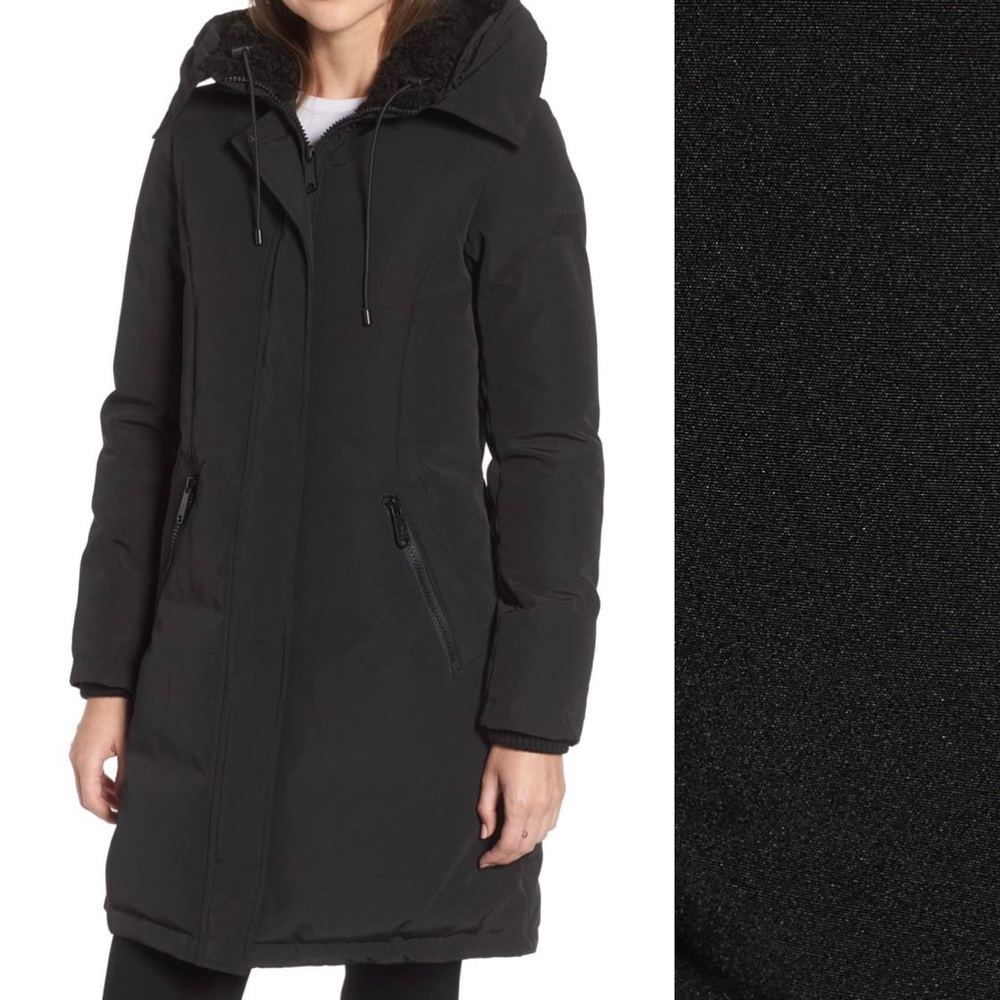 Sam Edelman Black Puffer Coat